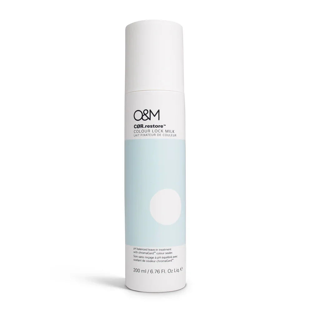 O&M COR.RESTORE COLOUR LOCK MILK 200ML - AtsiHairSupplies