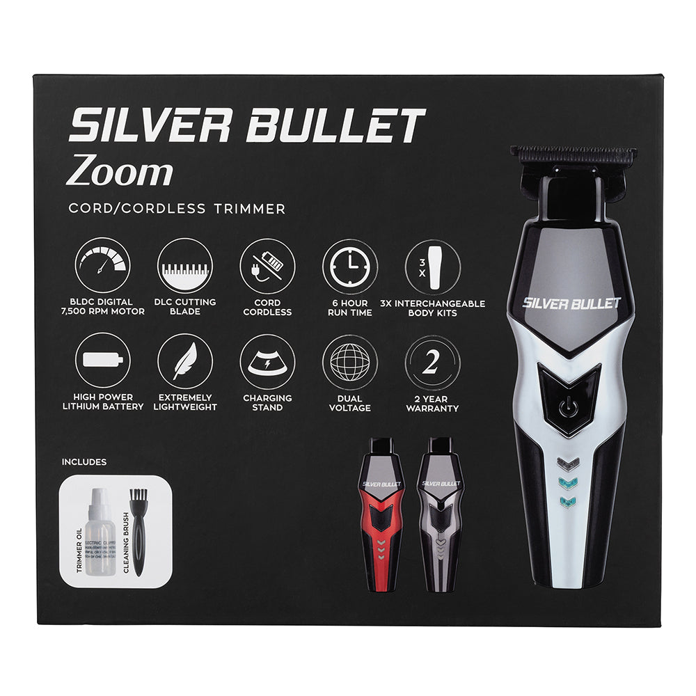 SILVER BULLET ZOOM HAIR TRIMMER - AtsiHairSupplies