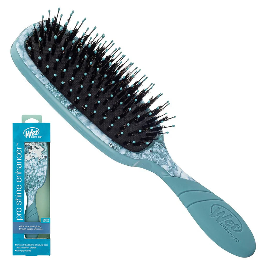 WetBrush Pro Shine Enhancer Brush - Mineral Etchings - Teal - AtsiHairSupplies
