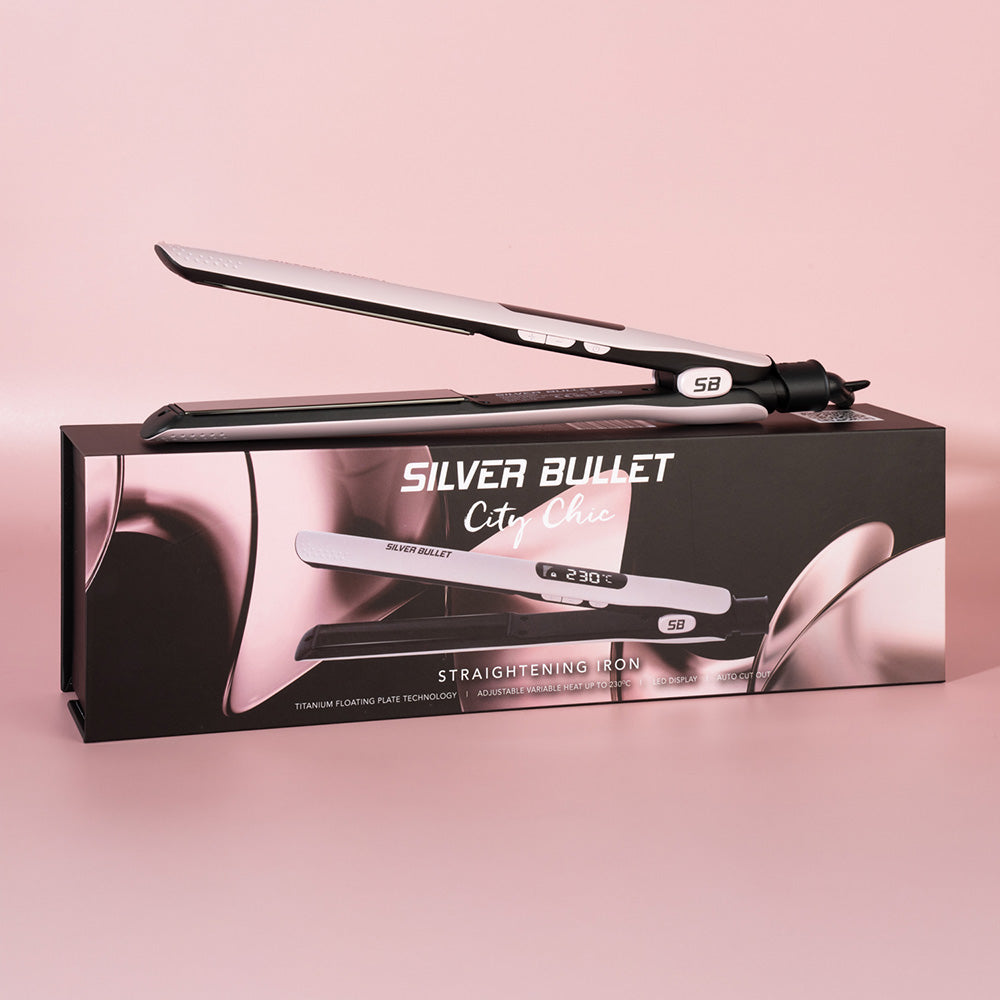 SILVER BULLET CITY CHIC HAIR STRAIGHTENER PINK - AtsiHairSupplies