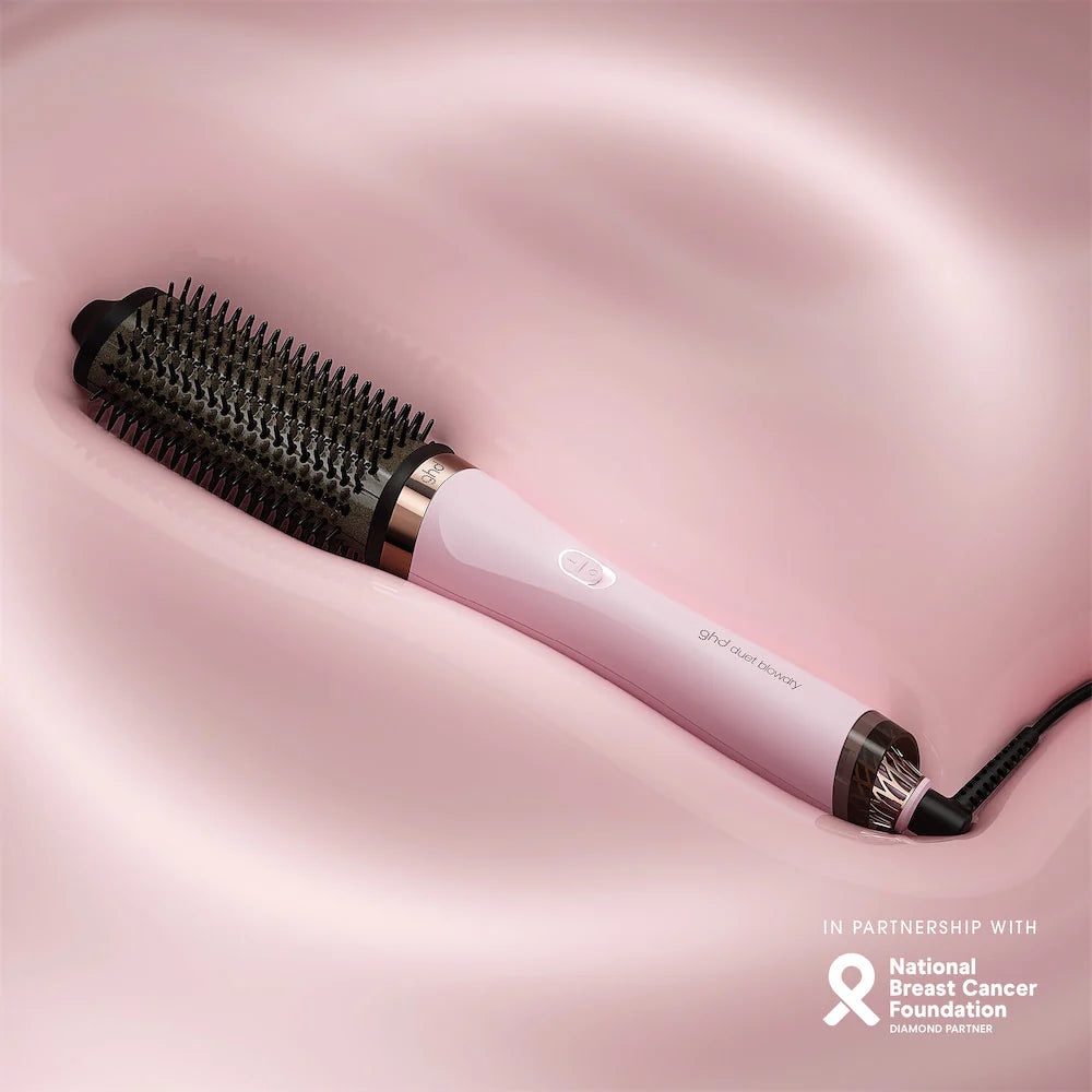 GHD Duet 2-In-1 Blowdry Brush - Limited Edition Dusted Pink