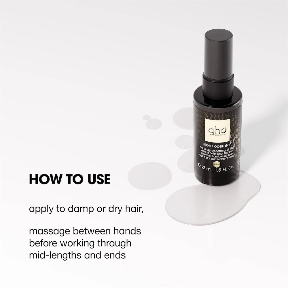GHD Sleek Operator Smoothing Oil Elixir 45ml