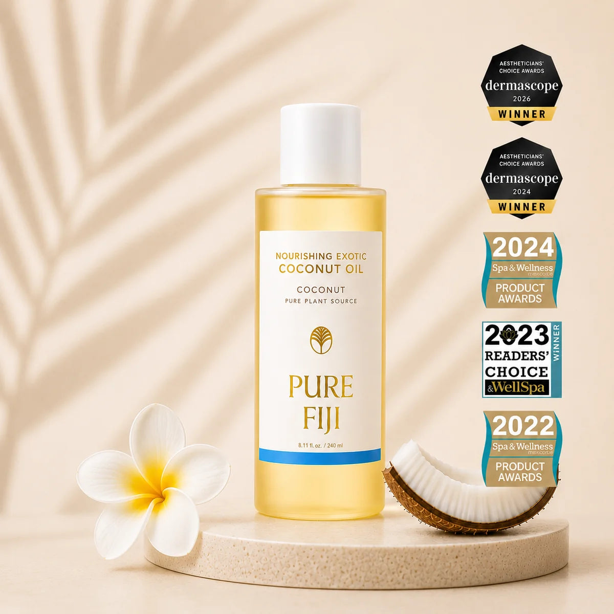 PURE FIJI NOURISHING EXOTIC OIL 240ml - AtsiHairSupplies