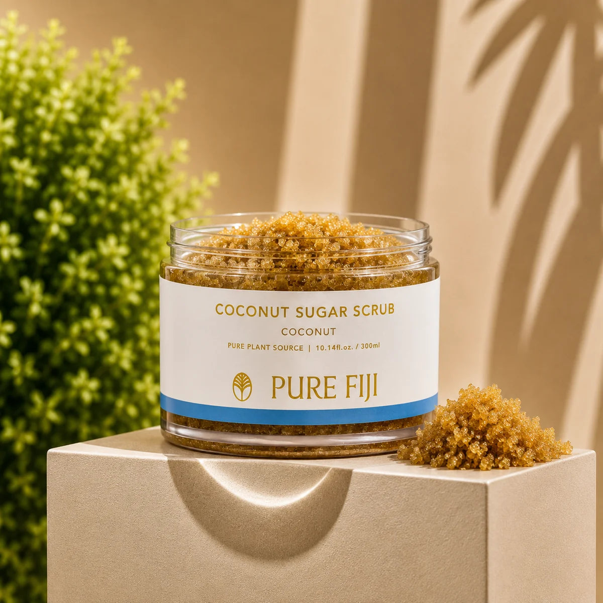 PURE FIJI COCONUT SUGAR RUB 300ml - AtsiHairSupplies