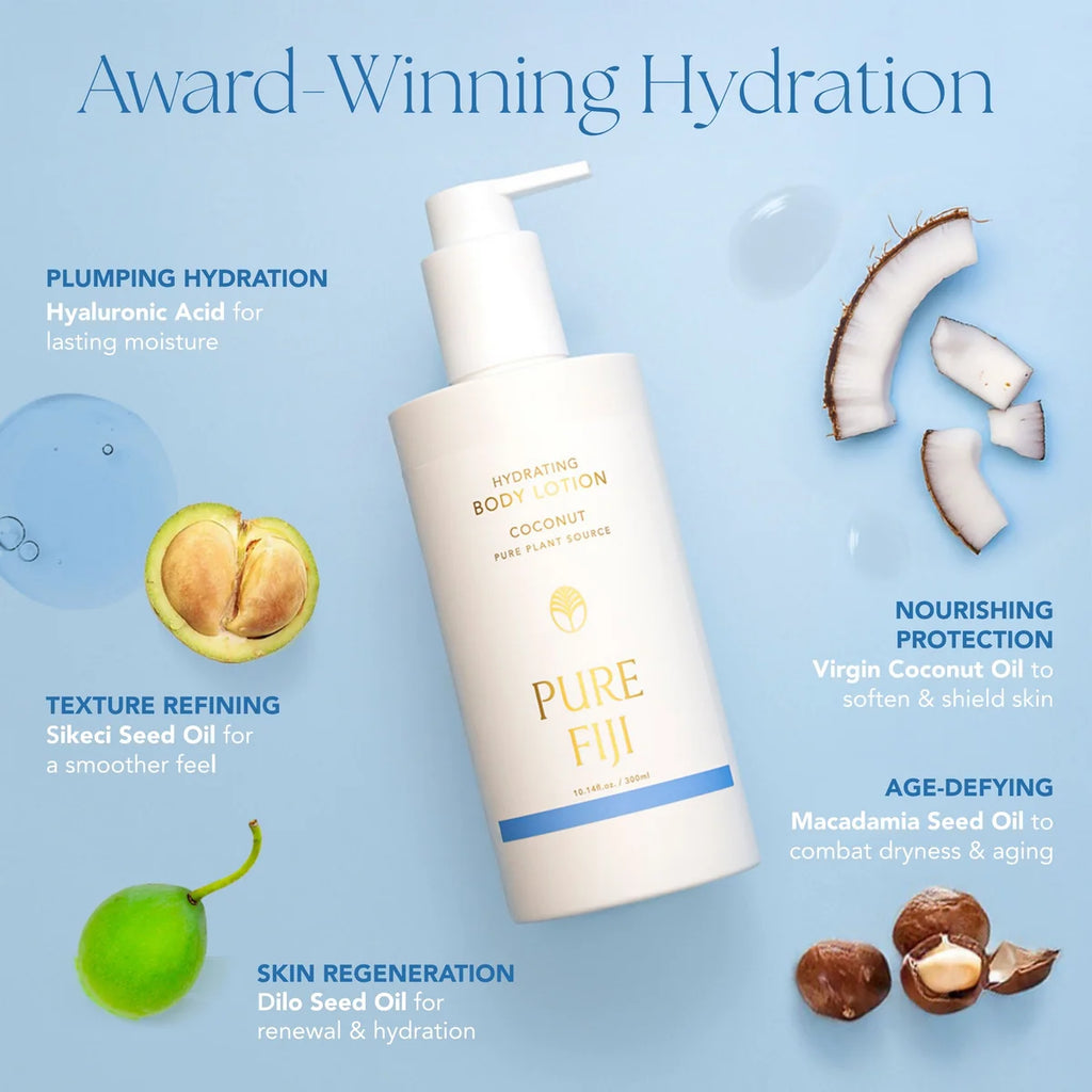 PURE FIJI HYDRATING BODY LOTION 300ml - AtsiHairSupplies