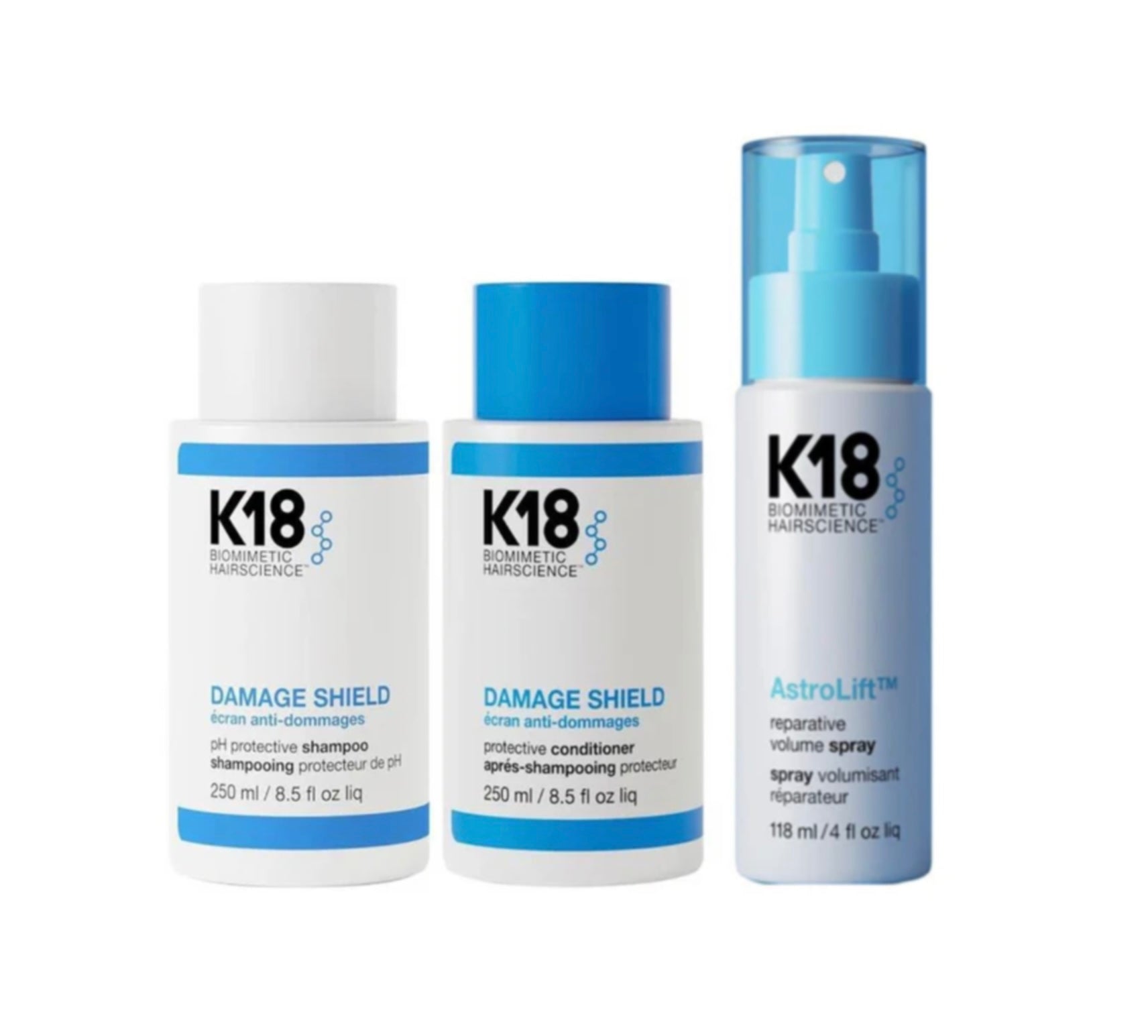 K18 DAMAGE SHEILD DUO + ASTROLIFT VOLUME SPRAY - AtsiHairSupplies
