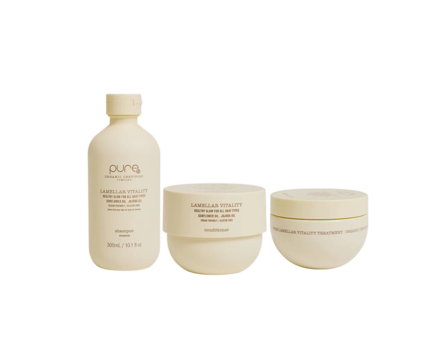 Pure LAMELLAR VITALITY Shampoo, Conditioner and Mask Bundle - AtsiHairSupplies