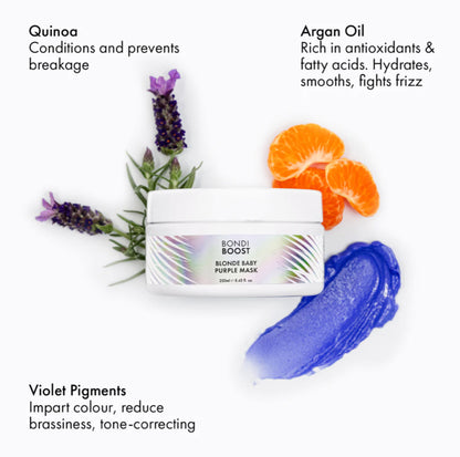 Bondi Boost Blonde Baby Purple Mask 250ml - AtsiHairSupplies