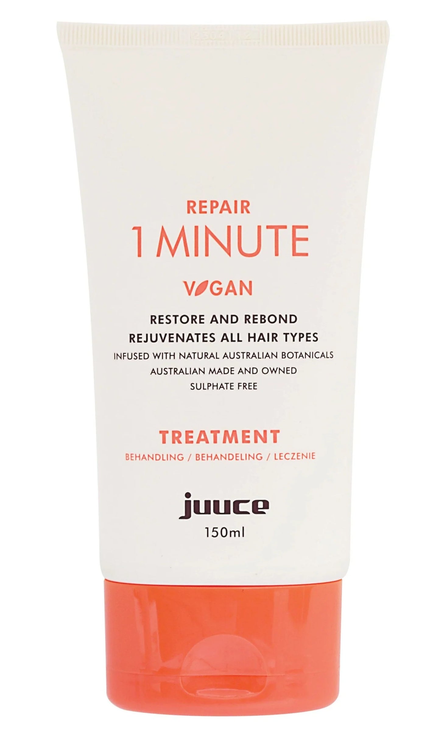 Juuce Repair 1 MINUTE Restore and Rebond 150 ml - AtsiHairSupplies