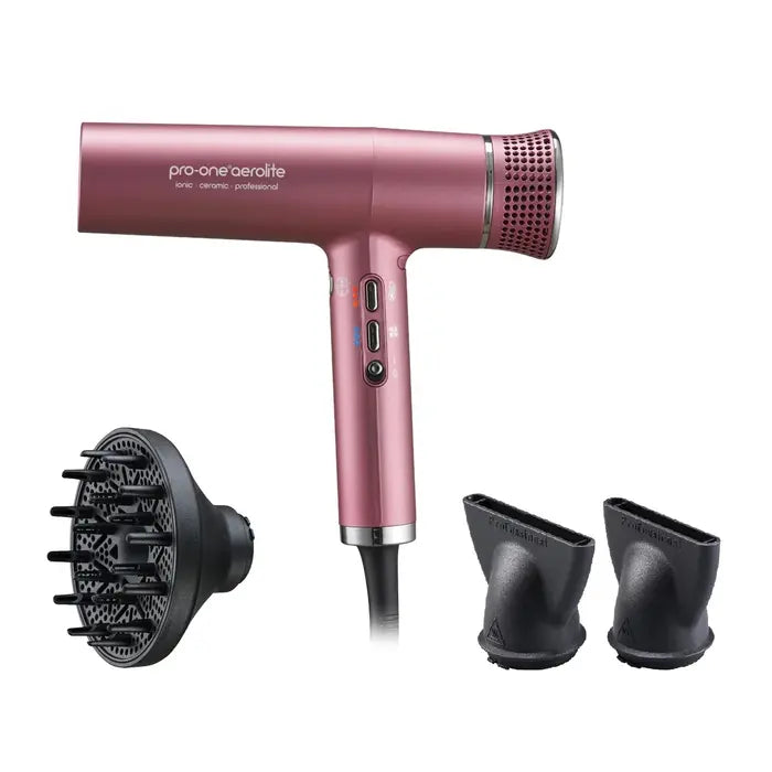 Pro-One Aerolite Hairdryer Blush - AtsiHairSupplies