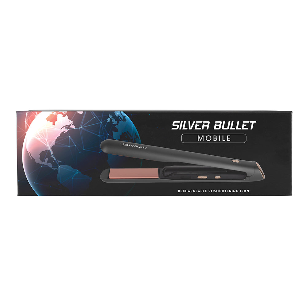 Silver Bullet Mobile Rechargeable Hair Straightener