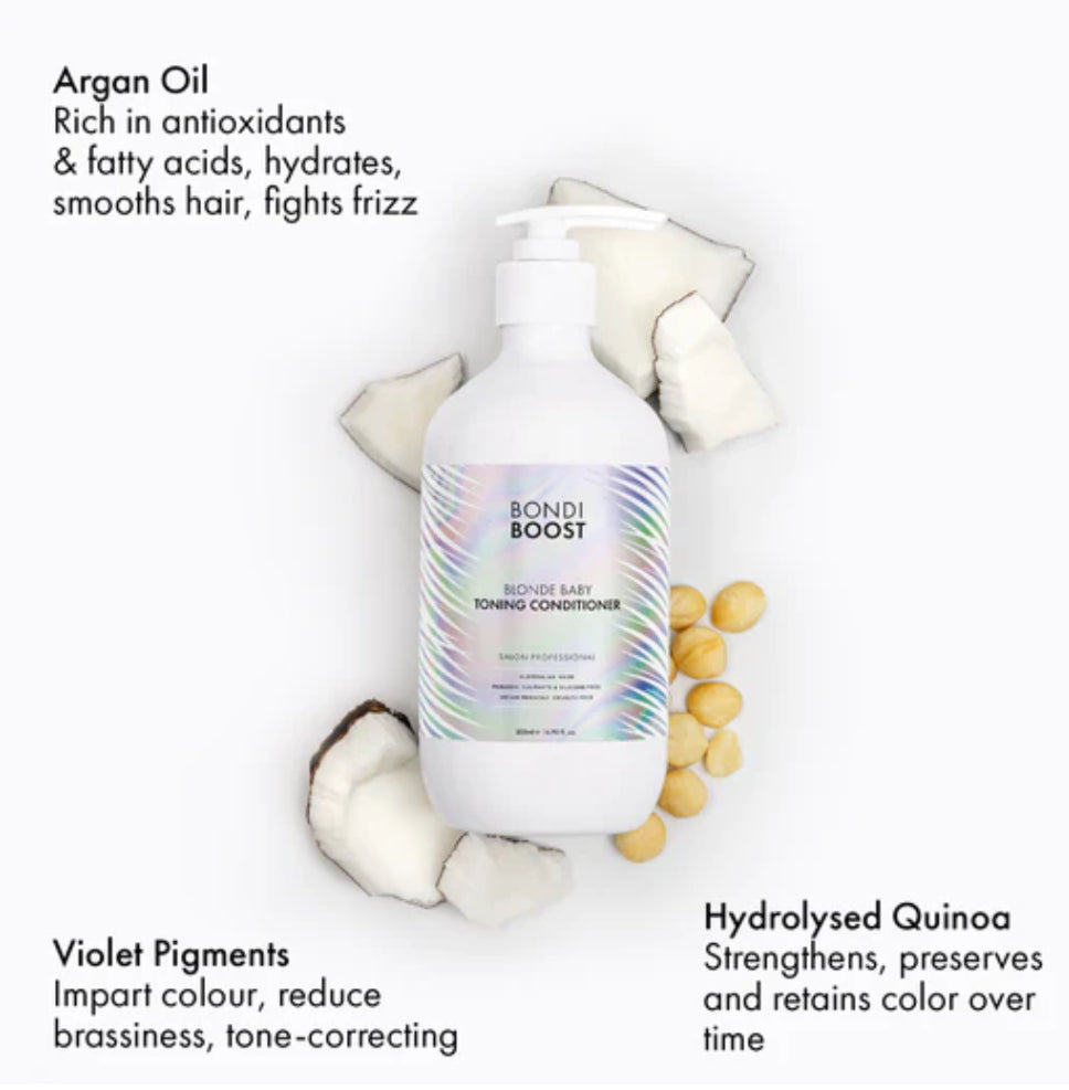 Bondi Boost Blonde Baby Conditioner 500ml - AtsiHairSupplies