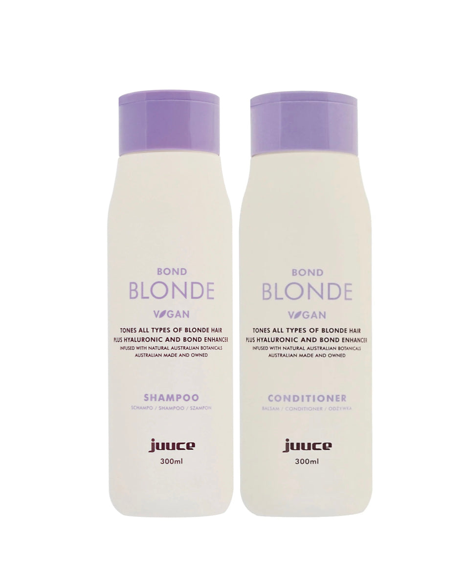 Juuce Bond BLONDE Shampoo and Conditioner 2x300ml - AtsiHairSupplies
