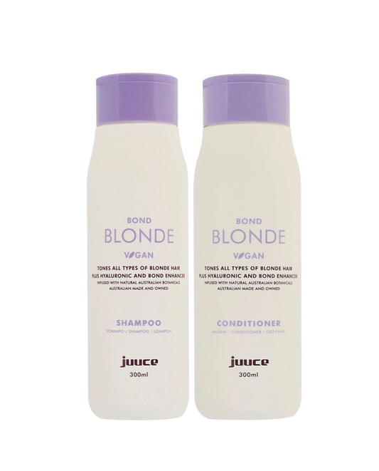 Juuce Bond BLONDE Shampoo and Conditioner 2x300ml - AtsiHairSupplies