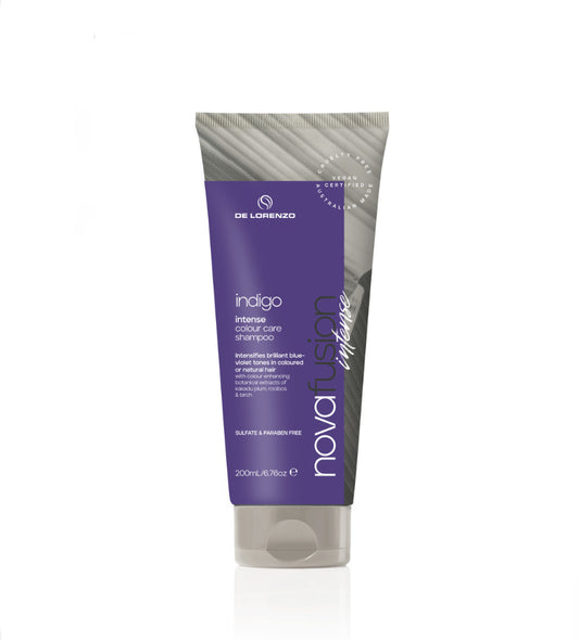 De Lorenzo INDIGO Intense Colour Care Shampoo 200ml - AtsiHairSupplies