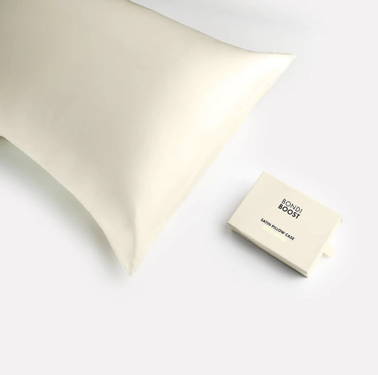 Bondi Boost Satin Pillow Case Ivory (Standard Size) - AtsiHairSupplies