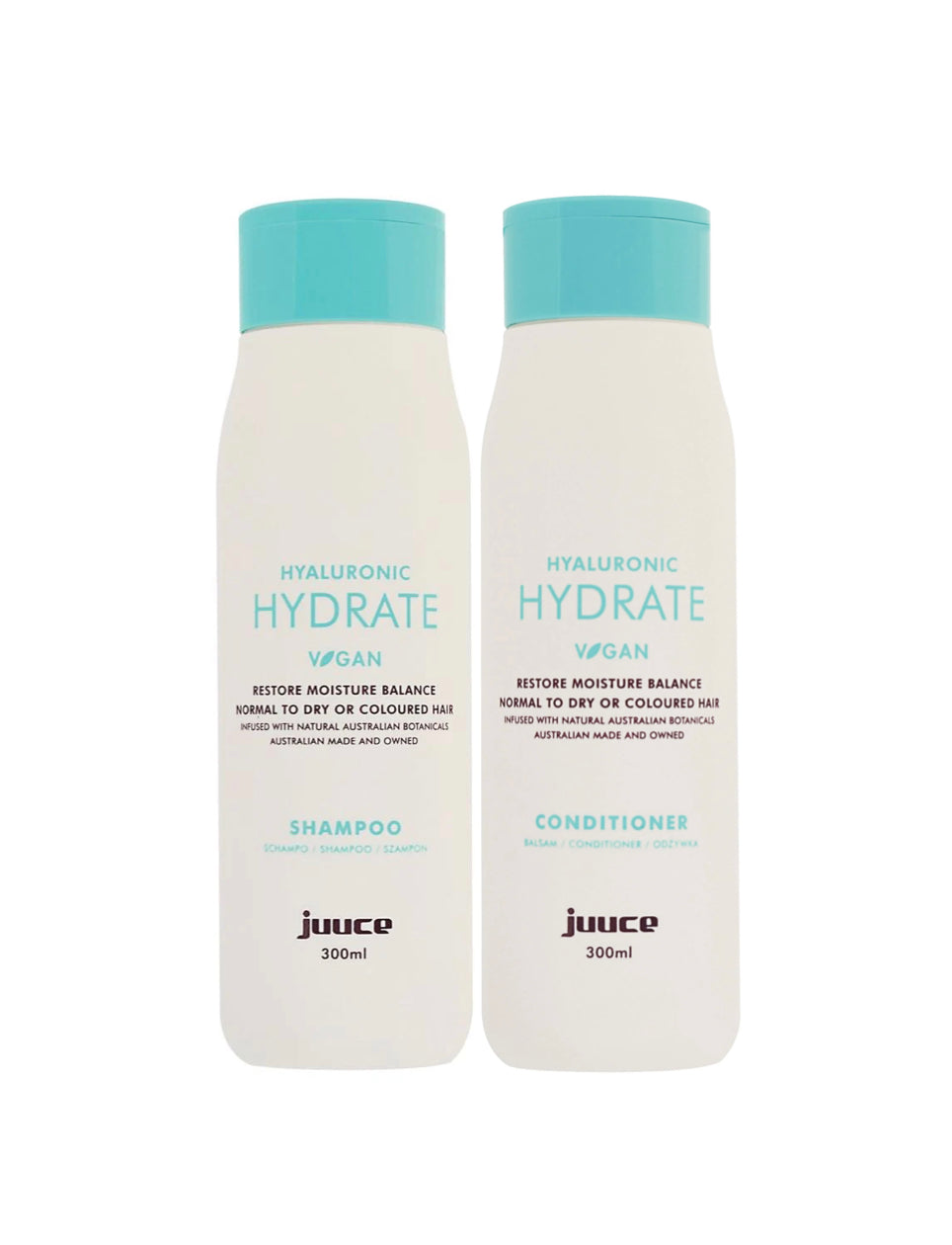 Juuce Hyaluronic HYDRATE 洗髮精和護髮素 2x300ml