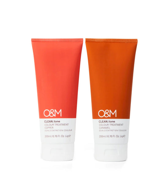 O&M Clean.Tone COPPER & CARAMEL Colour Treatment 2x200ml - AtsiHairSupplies