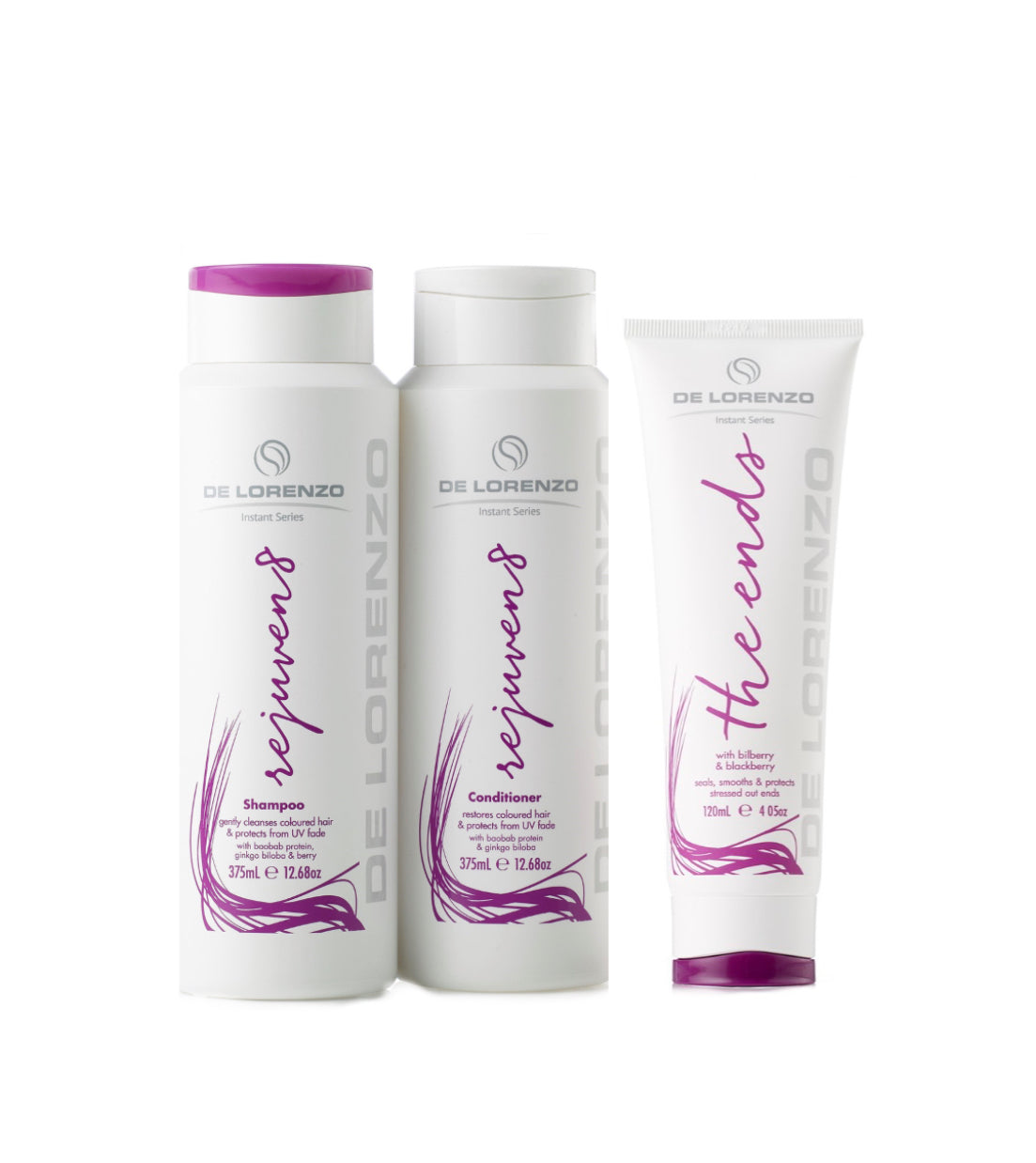 De Lorenzo Rejuven8 Shampoo Conditioner The Ends Pack - AtsiHairSupplies