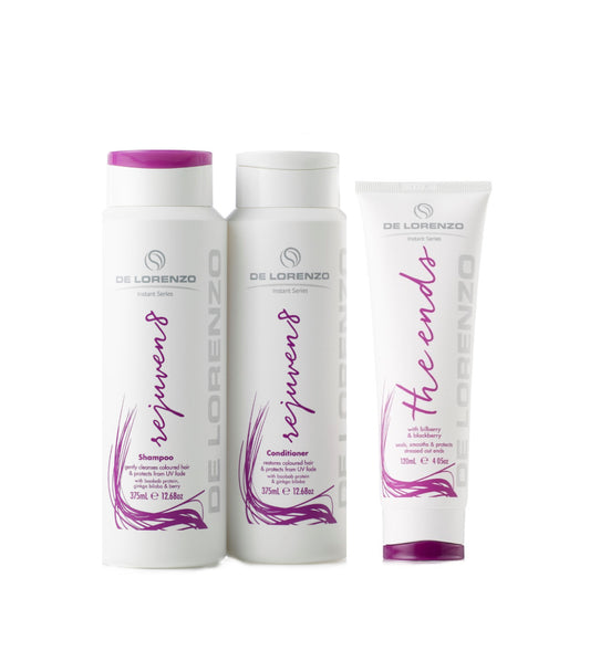 De Lorenzo Rejuven8 Shampoo Conditioner The Ends Pack - AtsiHairSupplies