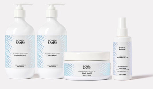 Bondi Boost Heavenly Hydration Shampoo & Conditioner & Hair Mask Hair & Oil Bundle - AtsiHairSupplies