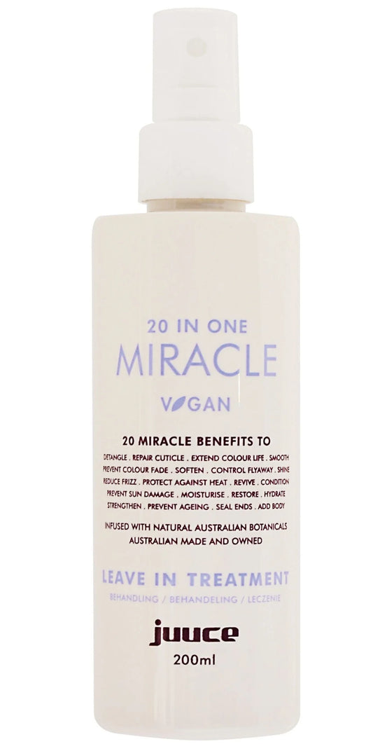 Juuce 20 in One MIRACLE Spray all in one Treatment 200ml - AtsiHairSupplies