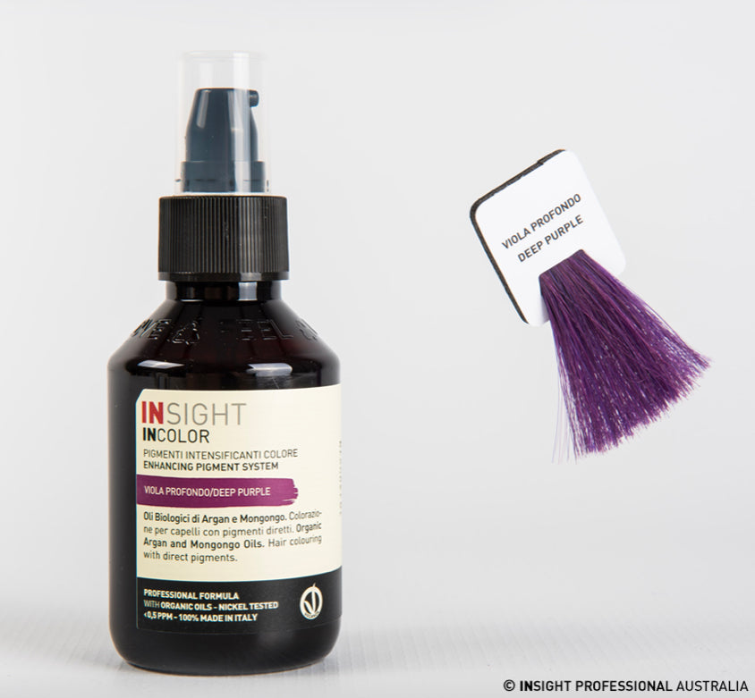 INSIGHT IN COLOR Direct Pigment DEEP PURPLE 100ml - AtsiHairSupplies