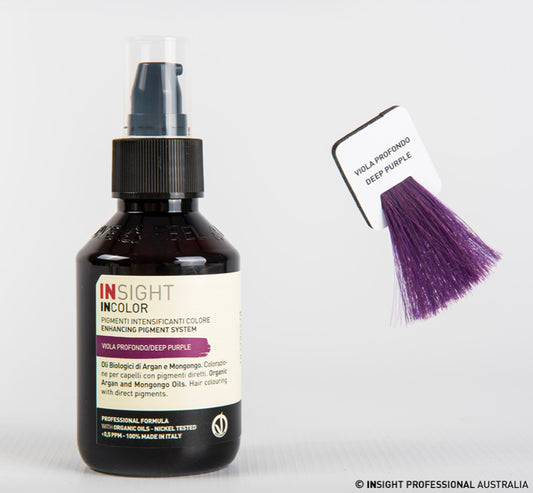 INSIGHT IN COLOR Direct Pigment DEEP PURPLE 100ml - AtsiHairSupplies