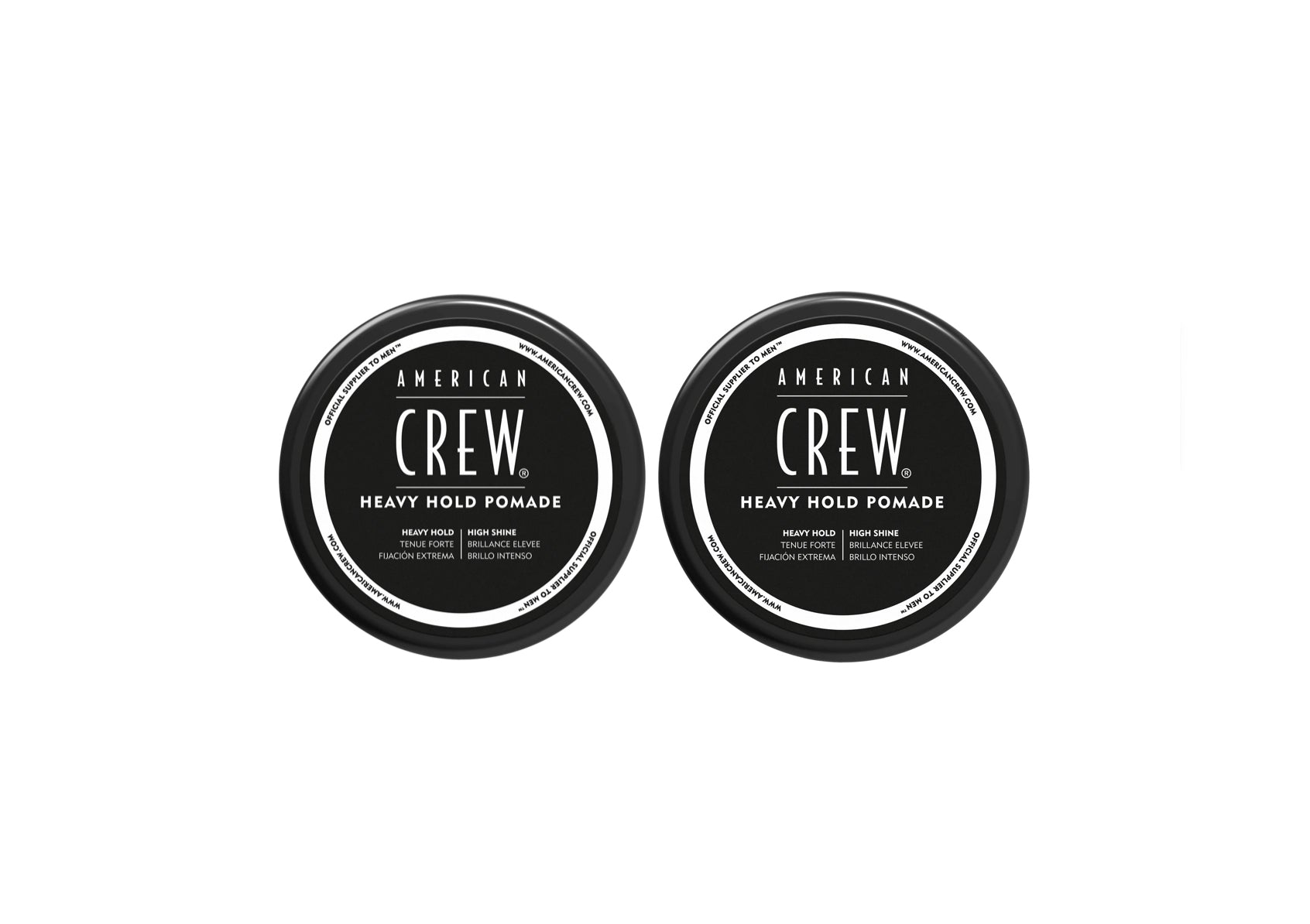 AMERICAN CREW HEAVY HOLD POMADE  2x85g Bundle - AtsiHairSupplies