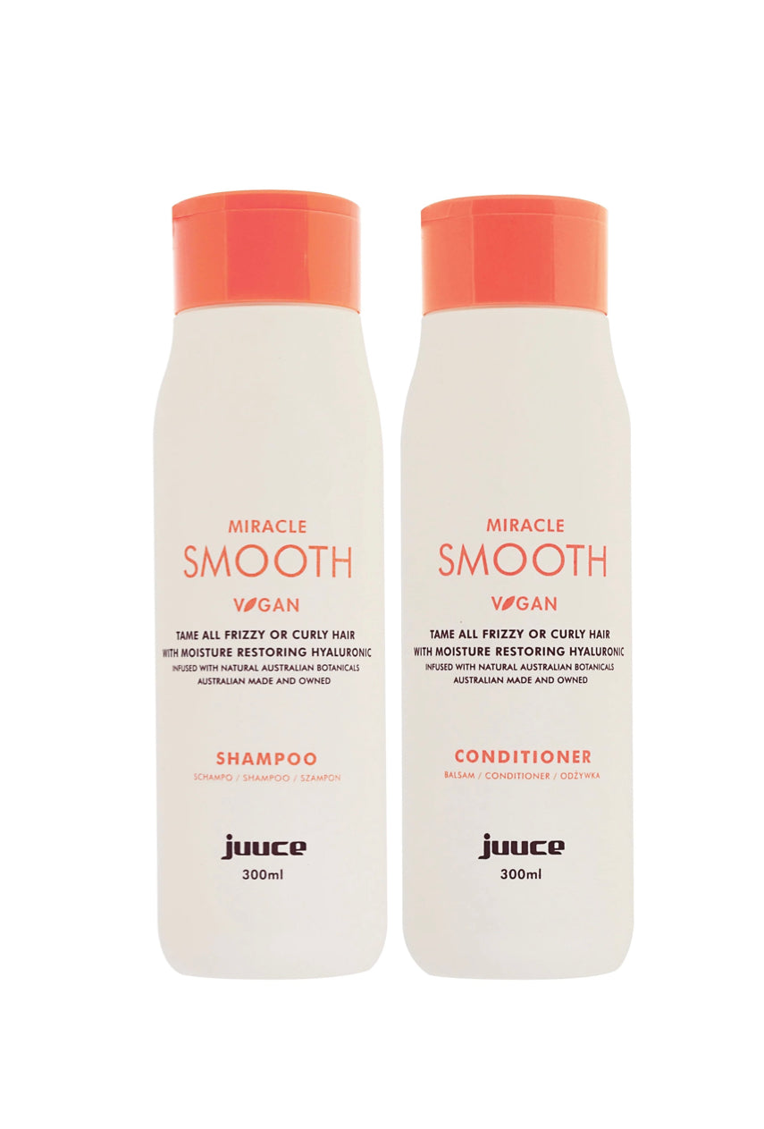 Juuce Miracle SMOOTH 洗髮精和護髮素 2x300ml