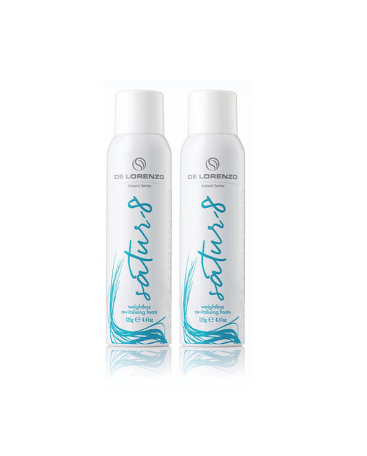 De Lorenzo Accentu8 Satur8 Revitalising Foam Duo (2x125g) - AtsiHairSupplies