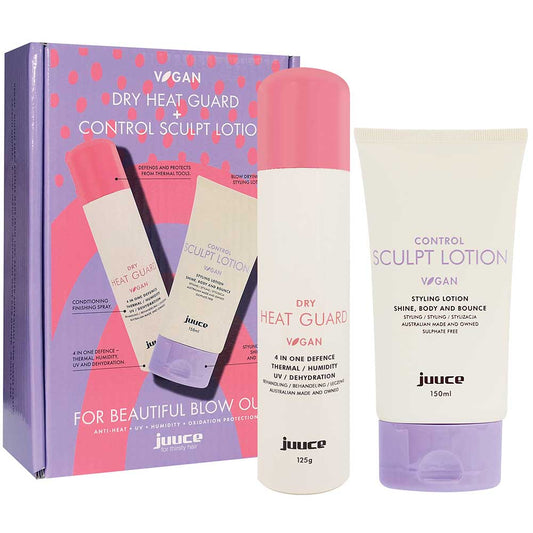 Juuce Sculpt Lotion + Dry Heat Guard Styling Duo - AtsiHairSupplies
