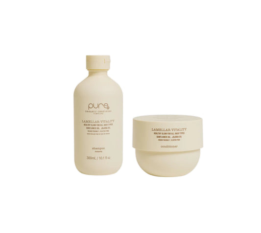 Pure LAMELLAR VITALITY Shampoo 300ml and Conditioner 240ml Bundle - AtsiHairSupplies