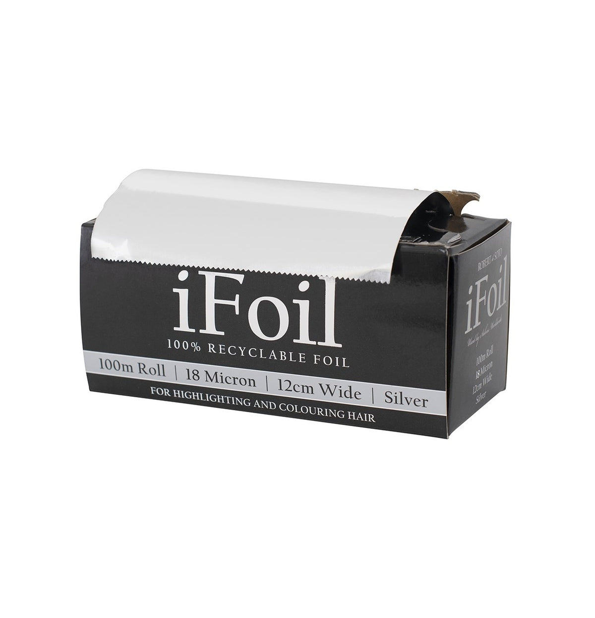 Robert de Soto Silver Aluminium iFoil (Foil) 200 meters x 12cm - AtsiHairSupplies