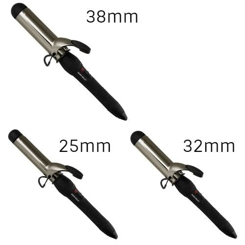 Silver Bullet Fast Lane Titanium Black Titanium Curling Iron 25mm/32mm/38mm - AtsiHairSupplies