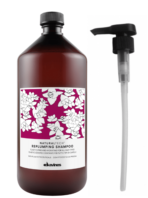 Davines Naturaltech Replumping Shampoo 1000ml - AtsiHairSupplies