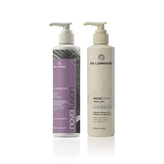 De Lorenzo Rosewood Shampoo Conditioner 250ml Pack - AtsiHairSupplies