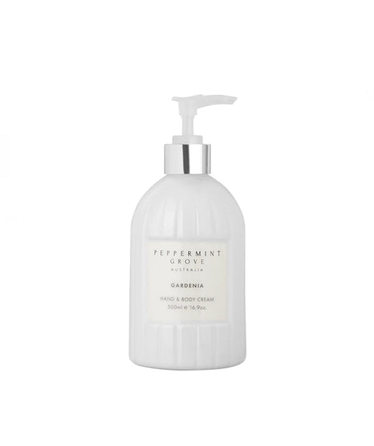 Peppermint Grove Gardenia Hand & Body Cream 500ml - AtsiHairSupplies