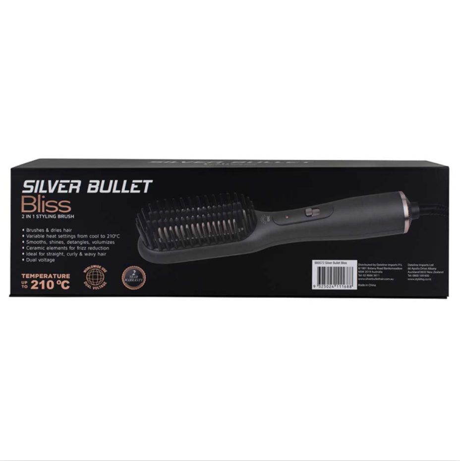 SILVER BULLET BLISS 2 IN 1 STYLING BRUSH - AtsiHairSupplies