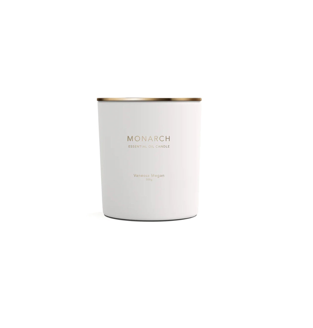 VANESSA MEGAN MONARCH ESSENTIAL OIL CANDLE 300g - AtsiHairSupplies