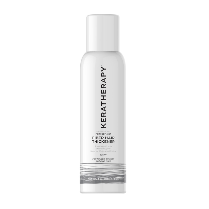 Keratherapy Fiber Hair Thickener Gray 140ml - AtsiHairSupplies