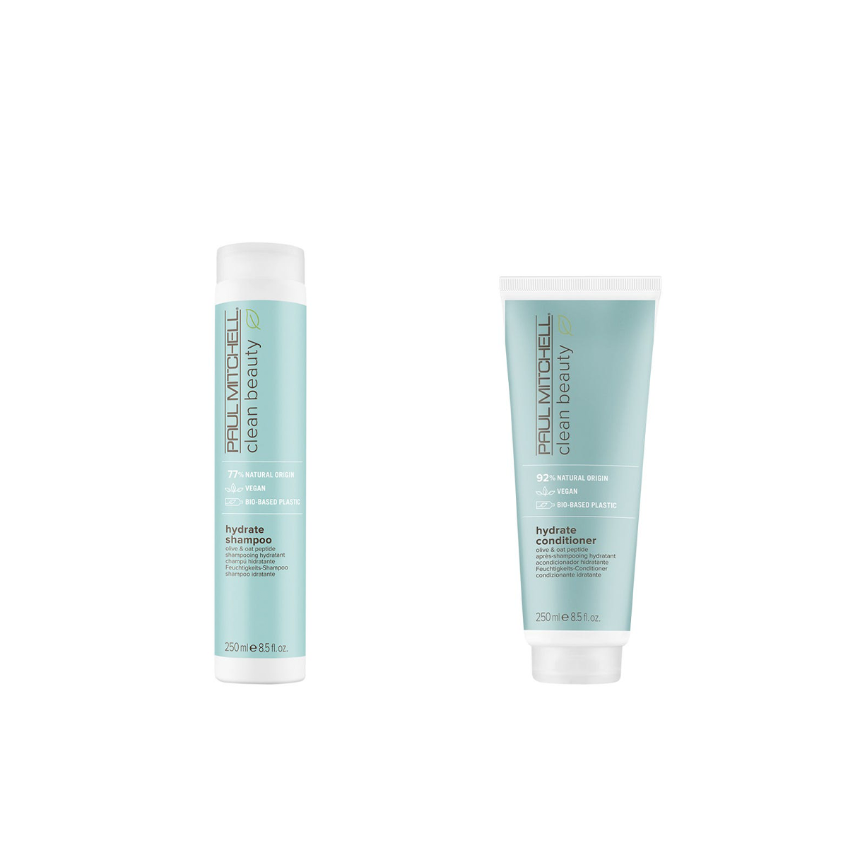 Paul Mitchell Clean Beauty Hydrate Shampoo Conditioner Duo  250ml
