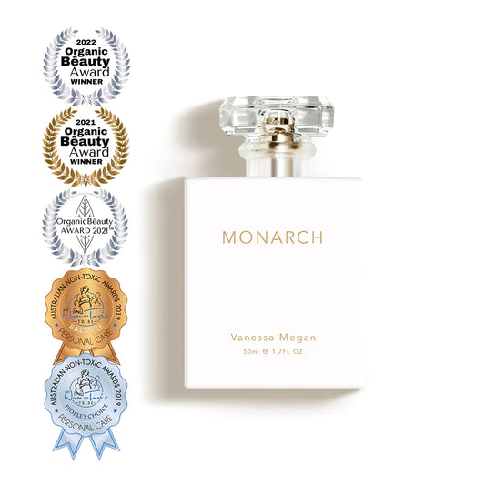 VAESSA MEGAN MONARCH 100% NATURAL MOOD ENHANCING PERFUME 50ml - AtsiHairSupplies