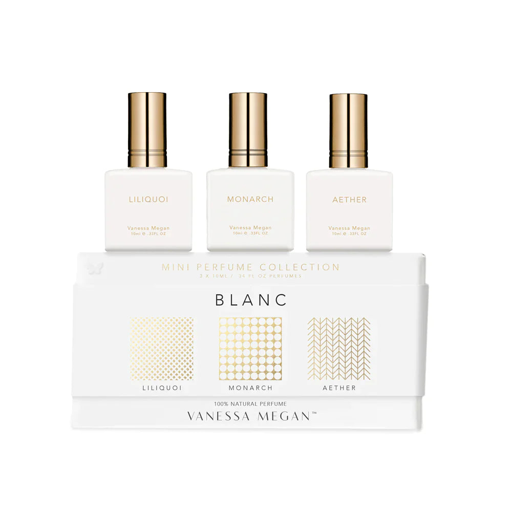 VANESSA MEGAN MINI PERFUME TRIO COLLECTION - BLANC 3x10ml - AtsiHairSupplies