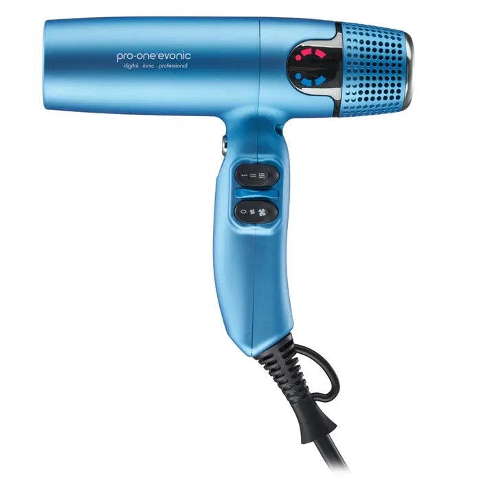PRO-ONE EVONIC CYCLONIC JET STREAM AIR HAIRDRYER - BLUE - AtsiHairSupplies