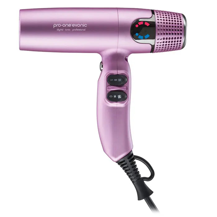 PRO-ONE EVONIC CYCLONIC JET STREAM AIR HAIRDRYER - PINK - AtsiHairSupplies