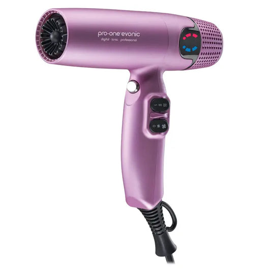 PRO-ONE EVONIC CYCLONIC JET STREAM AIR HAIRDRYER - PINK - AtsiHairSupplies