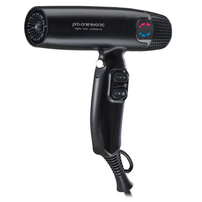 PRO-ONE EVONIC CYCLONIC JET STREAM AIR HAIRDRYER - BLACK - AtsiHairSupplies