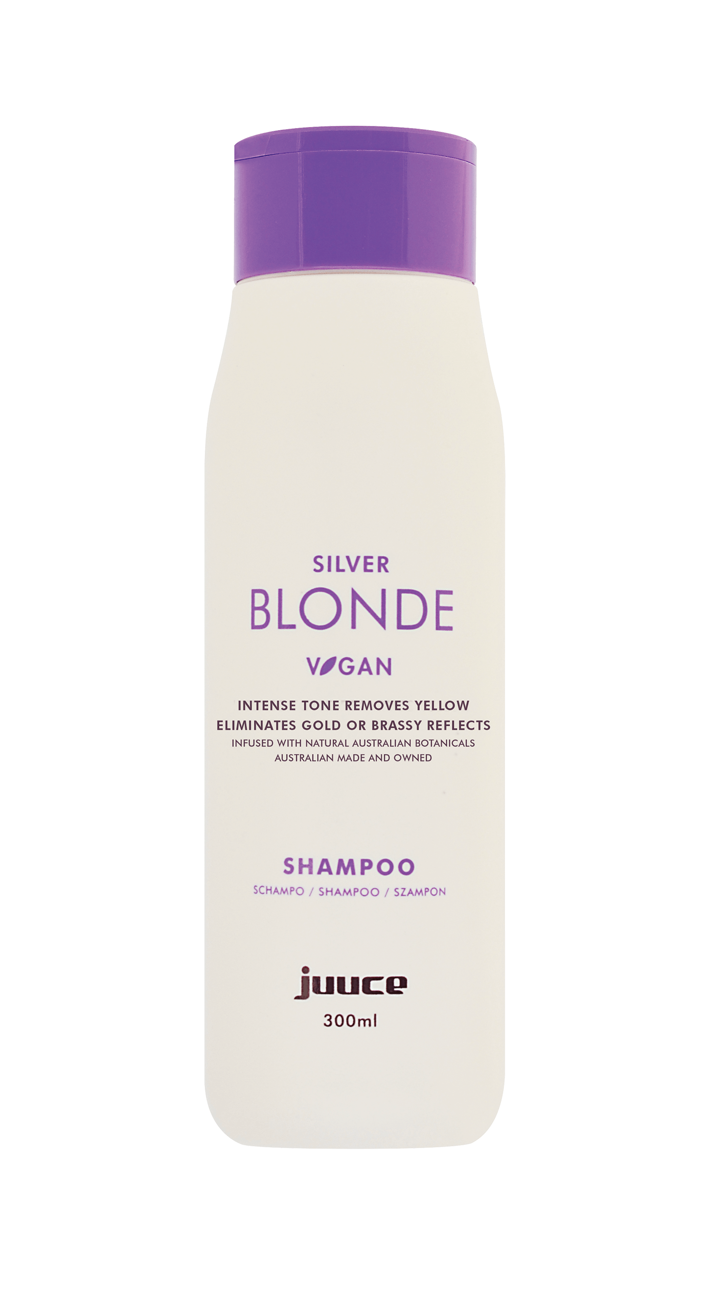 Juuce Silver BLONDE Shampoo 300ml - AtsiHairSupplies