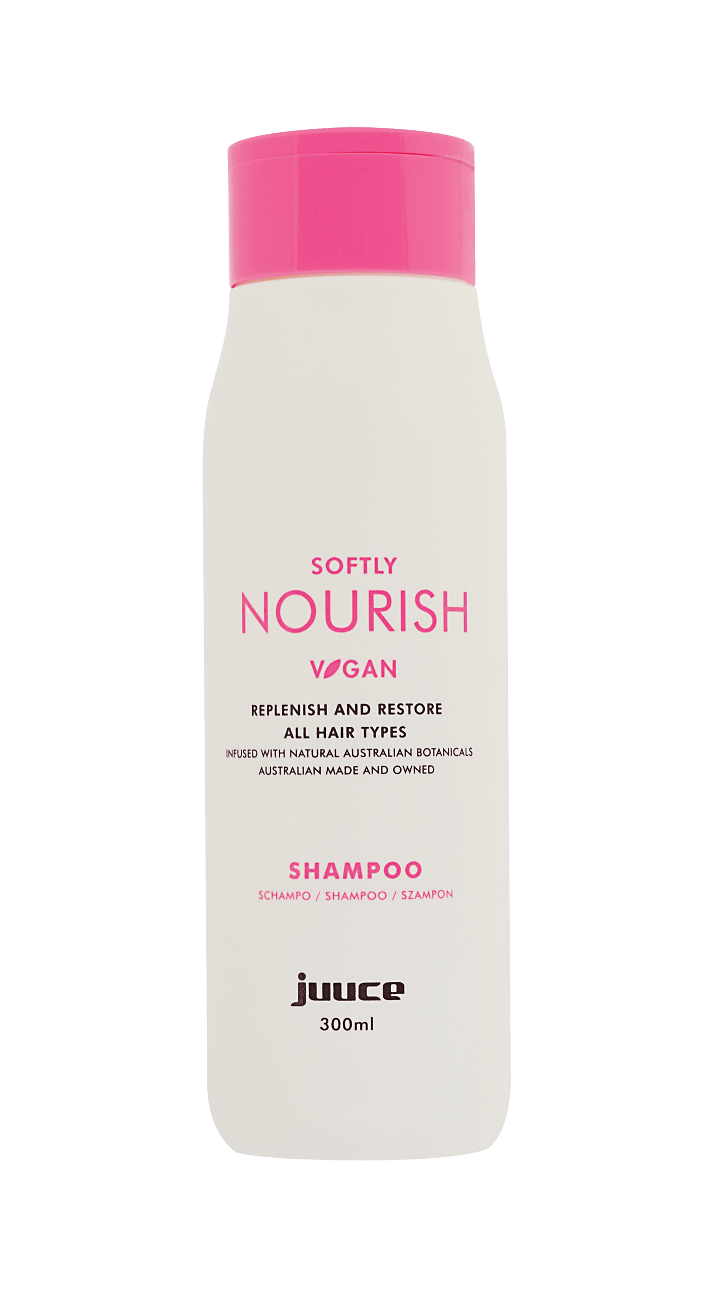 Juuce Softly NOURISH Shampoo 300ml - AtsiHairSupplies
